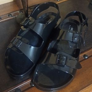 Asos jelly sandals sz 9